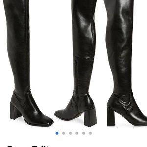 New in box Open Edit-Briar- over the knee black boots